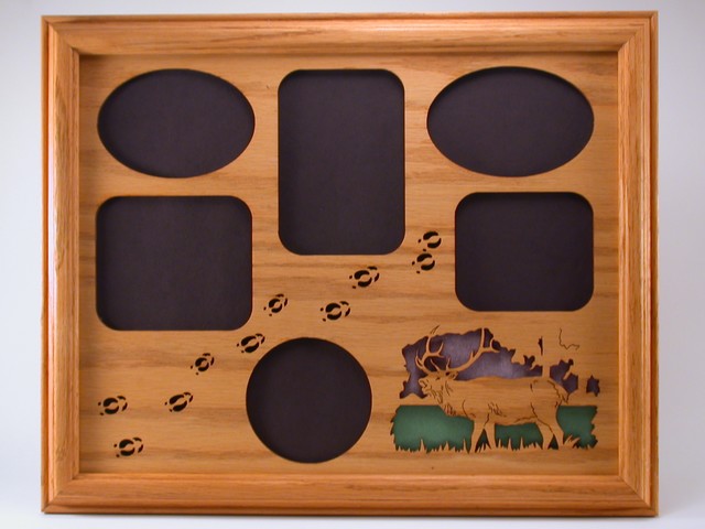 Original Name Frames Personalized Oak For All Occasions Elk Tracks